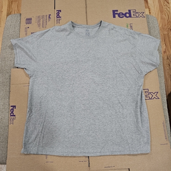 Fruit of the Loom Tops - Gray Basic Tee